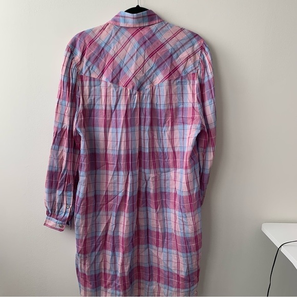 Isabel Marant Etoile Bethany Pink Cotton Shirt Blouse Tunic Top 40/ US‎ L - Picture 5 of 9